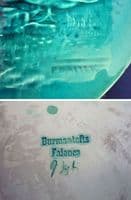 Burmantofts Faience Turquoise Wall Plaque 'The Tortoise and the Geese' by Pierre Mallet c1885