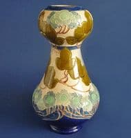 Burmantofts 'Ivy and Blue Flower' Vase c1900 (Sold)