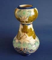 Burmantofts 'Ivy and Blue Flower' Vase c1900 (Sold)