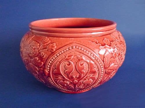 Burmantofts Pink Faience Arts and Crafts Jardinière c1890 (Sold)