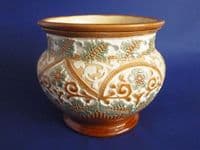 Burmantofts Pottery Faience Jardinière c1890 (Sold)