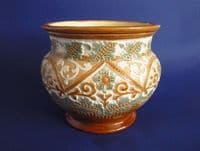 Burmantofts Pottery Faience Jardinière c1890 (Sold)