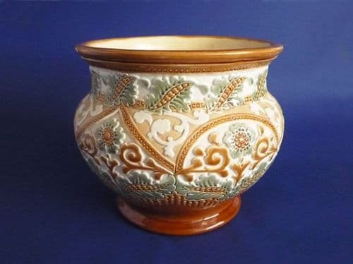 Burmantofts Pottery Faience Jardinière c1890 (Sold)