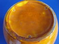 Burmantofts Yellow Faience 'Clematis' Vase c1885 (Sold))