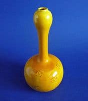 Burmantofts Yellow Faience 'Sunburst' Vase c1890 (Sold)
