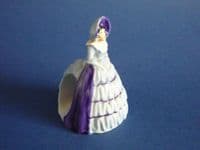 Carlton Ware Art Deco Crinoline Lady Napkin Holder c1935 (Sold)