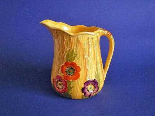 Carlton Ware Embossed 'Anemone' Jug c1935 (Sold)
