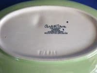 Carlton Ware Green 'Crocus' Dish c1939