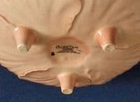 Carlton Ware Pink Buttercup Round Dish c1938 (Sold)