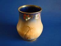 Carlton Ware 'Sketching Bird' Art Deco 464 Vase c1935 (Sold)