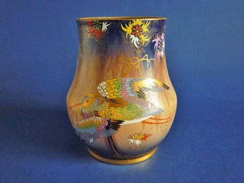 Carlton Ware 'Sketching Bird' Art Deco 464 Vase c1935 (Sold)