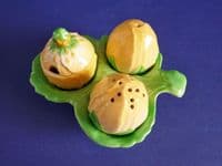 Carlton Ware Yellow 'Buttercup' Cruet c1936