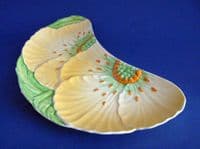 Carlton Ware Yellow 'Buttercup' Halfmoon Side Plate c1936 (Sold)