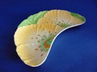 Carlton Ware Yellow 'Buttercup' Halfmoon Side Plate c1936 (Sold)
