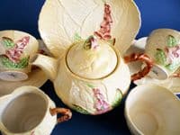 Carlton Ware Yellow 'Foxglove' Tea for Two Set c1940