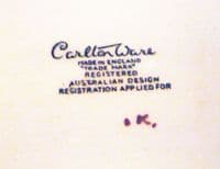 Carlton Ware Yellow 'Foxglove' Toast Rack c1939