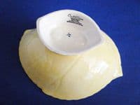 Carlton Ware Yellow 'Primula' Comport or Footed Bonbon Dish c1945