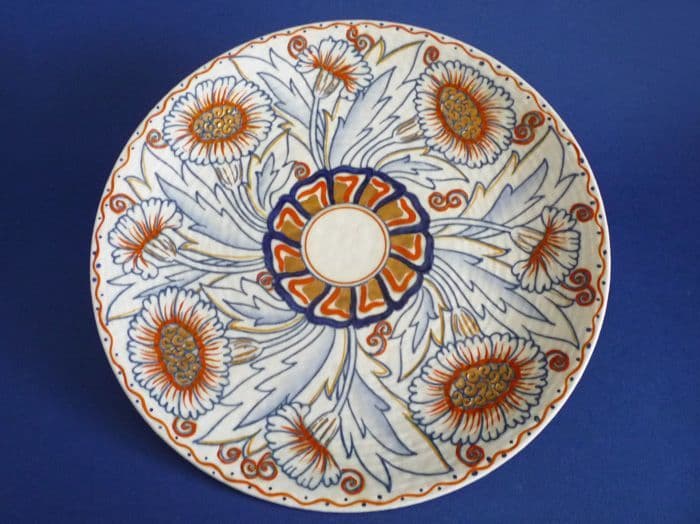 Charlotte Rhead Pattern 128 Charlotte Rhead Crown Ducal Carnation Wall Charger c1937 - Pattern 4924 ...