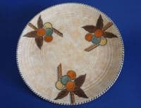 Charlotte Rhead Crown Ducal 'Circular Fruits' Wall Charger c1938 - Pattern 5982