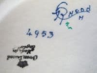 Charlotte Rhead Crown Ducal 'Foxglove' Charger c1937 - Pattern 4953