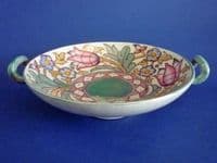 Charlotte Rhead H J Wood Bursley Ware 'Wind Tossed Tulips' Dish c1950 - Pattern TL76 (Sold)