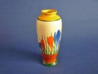 Clarice Cliff Bizarre Autumn 'Crocus' Shape 186 Vase c1930 (Sold)