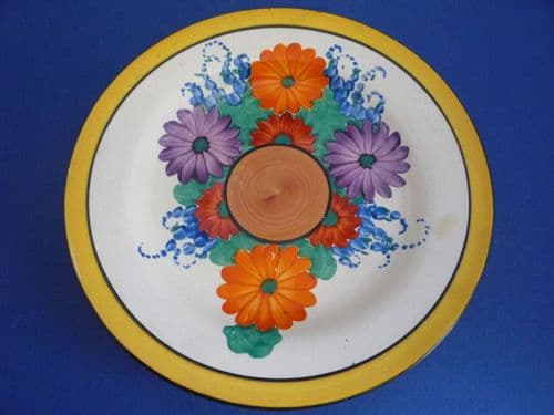 Clarice Cliff Bizarre 'Gayday' Tea Plate c1930