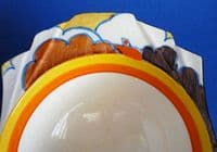 Clarice Cliff Bizarre 'Orange Autumn' Daffodil Bowl c1932 (Sold)