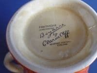 Clarice Cliff Fantasque Bizarre 'Orange Chintz' Coronet Jug c1932 (Sold)