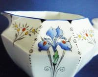 Classic Shelley Queen Anne 'Blue Iris' Pattern Milk Jug c1930