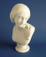 Copeland Parian Ware Crystal Palace Art Union Bust of 'Lesbia' by W C Marshall c1860 (Sold)