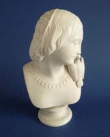 Copeland Parian Ware Crystal Palace Art Union Bust of 'Lesbia' by W C Marshall c1860 (Sold)