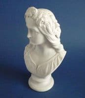 Copeland Parian Ware Crystal Palace Art Union Bust of 'Ophelia' by W C Marshall c1860 (Sold)