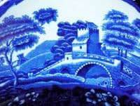 Copeland Spode's 'Tower' Pattern Half Moon Side Dish c1904 (Sold)