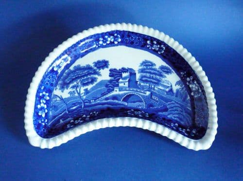 Copeland Spode's 'Tower' Pattern Half Moon Side Dish c1904 (Sold)