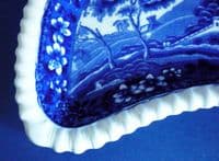 Copeland Spode's 'Tower' Pattern Half Moon Side Dish c1906 (Sold)