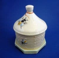 Crown Devon 'Beehive' Honey Pot c1930