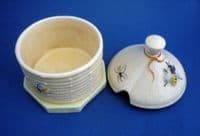 Crown Devon 'Beehive' Honey Pot c1930