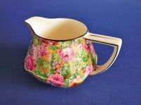 Crown Ducal 'Pink Chintz' Jug c1930