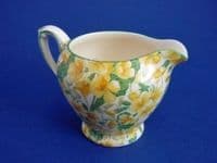 Crown Ducal 'Primula' Chintz Cream Jug c1930