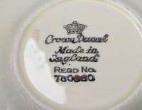 Crown Ducal 'Primula' Chintz Tea Cup and Saucer c1930