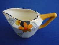 Crown Ducal 'Sunburst' Small Victory Shape Cream Jug #2 c1930