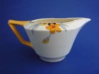 Crown Ducal 'Sunburst'  Victory Shape Milk Jug #2 c1930