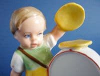 Cute Art Deco Mabel Lucie Attwell Style Nursery Figure of a Drummer Boy c1930