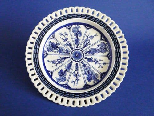 Davenport Pottery Aesthetic Movement Arcaded Dessert Plate c1884 #3