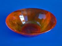 Davidson's Orange Cloud Glass no.732 Bowl c1935