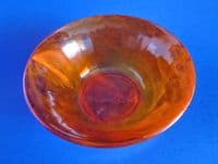 Davidson's Orange Cloud Glass no.732 Bowl c1935