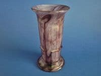 Davidson's Purple Cloud Glass Medium no. 279 Column Vase c1930 #2