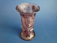 Davidson's Purple Cloud Glass Medium no. 279 Column Vase c1930 #2