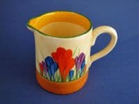 Early Clarice Cliff Bizarre Autumn 'Crocus' Tankard Cream Jug c1929 (Sold)